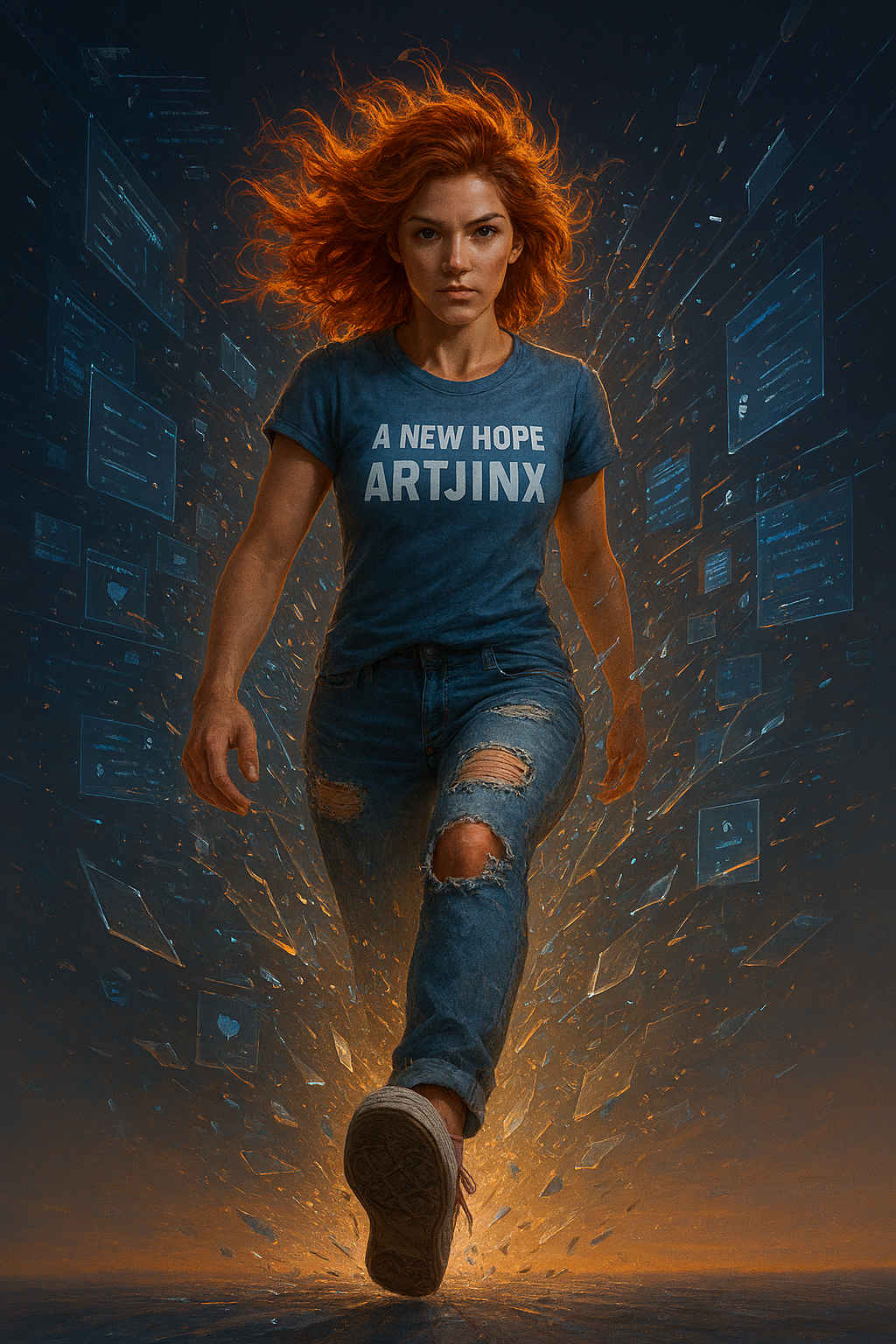 Creative artists and tools illustration